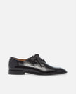 Coclico Jacobin Oxford in Patent with Grosgrain Ribbon