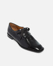 Coclico Jacobin Oxford in Patent with Grosgrain Ribbon