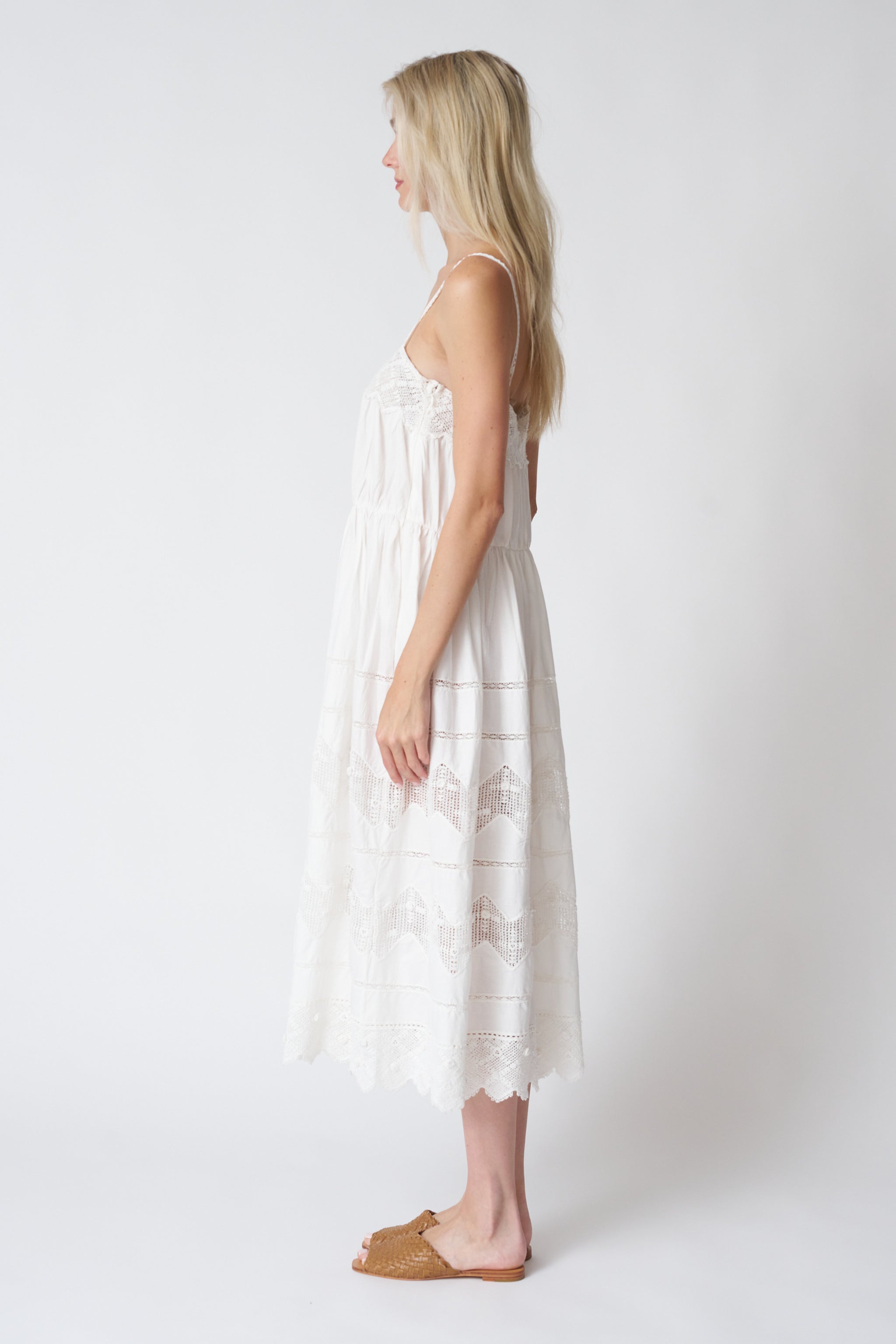 The Rosette Crochet Dress.