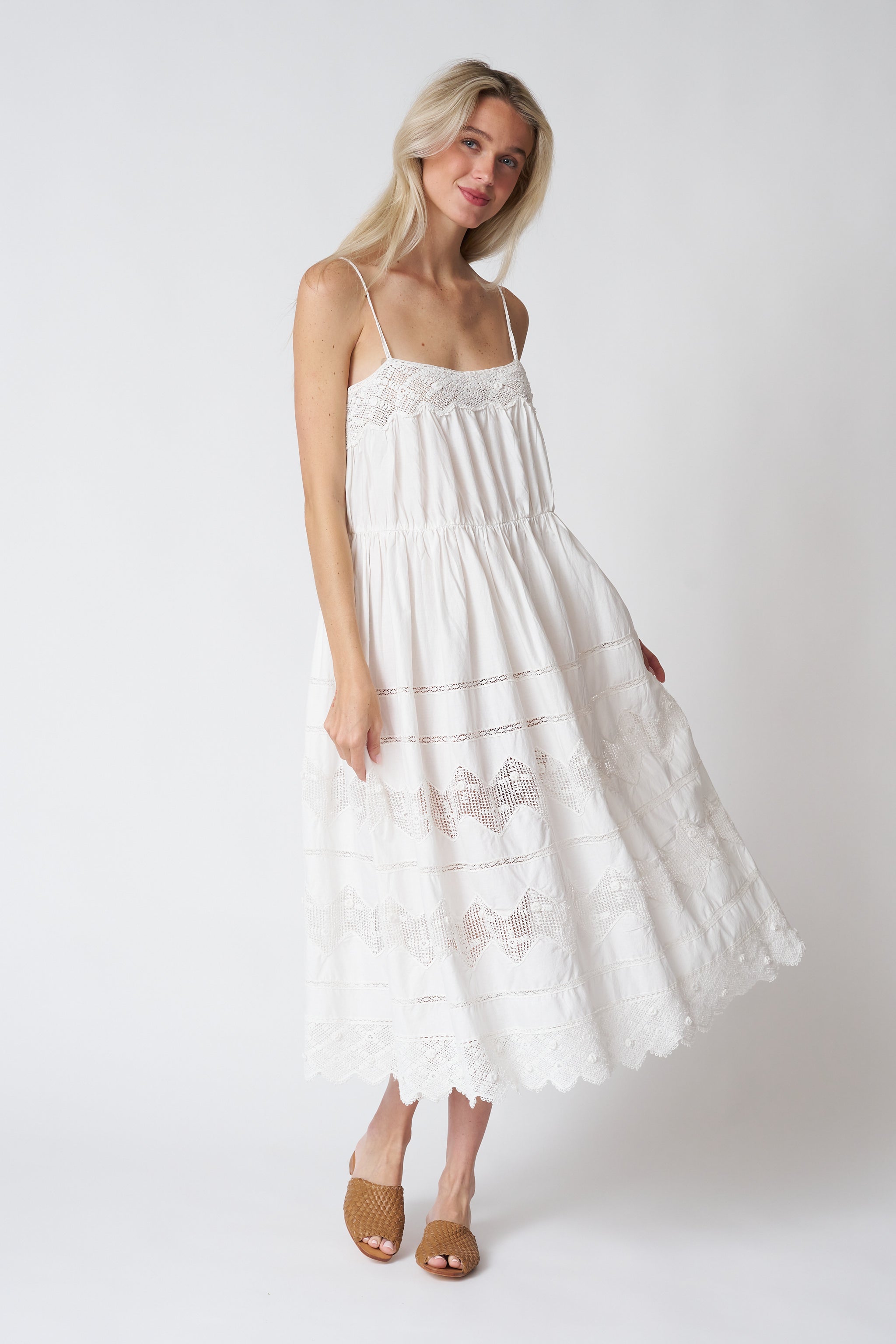 The Rosette Crochet Dress.