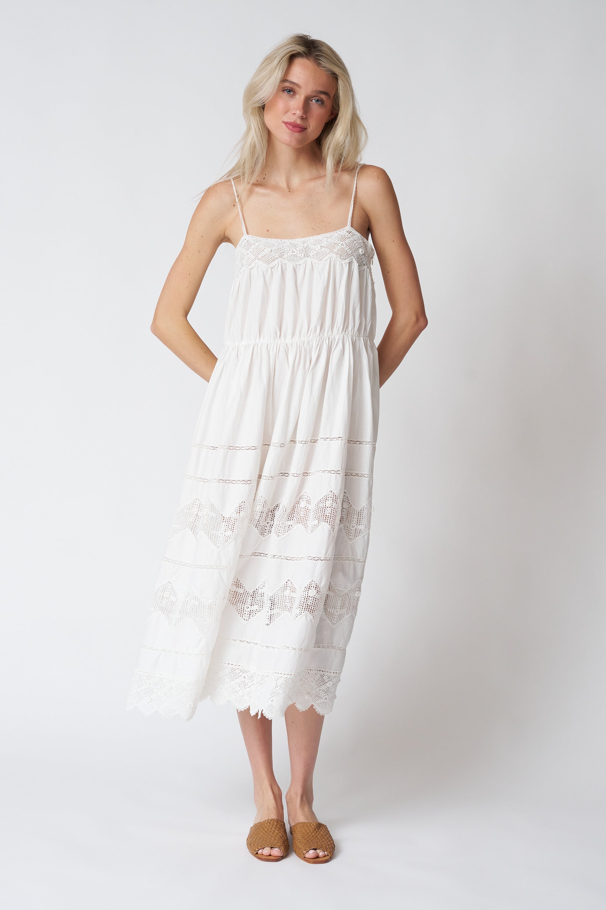 The Rosette Crochet Dress.