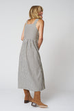 Tablier Stripe Cotton Pinafore Dress