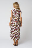 Fig Print Cotton Poplin Dress