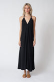 The Handloom Zoe Maxi Dress in Black