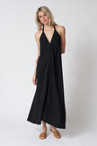 The Handloom Zoe Maxi Dress in Black