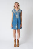 Sylvie Dress in Arizona Denim