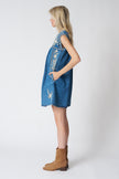 Sylvie Dress in Arizona Denim