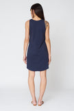 High Neck Dress in Black or Navy