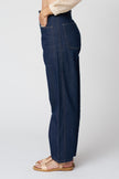 Micaela Greg Dark Indigo Panel Jean