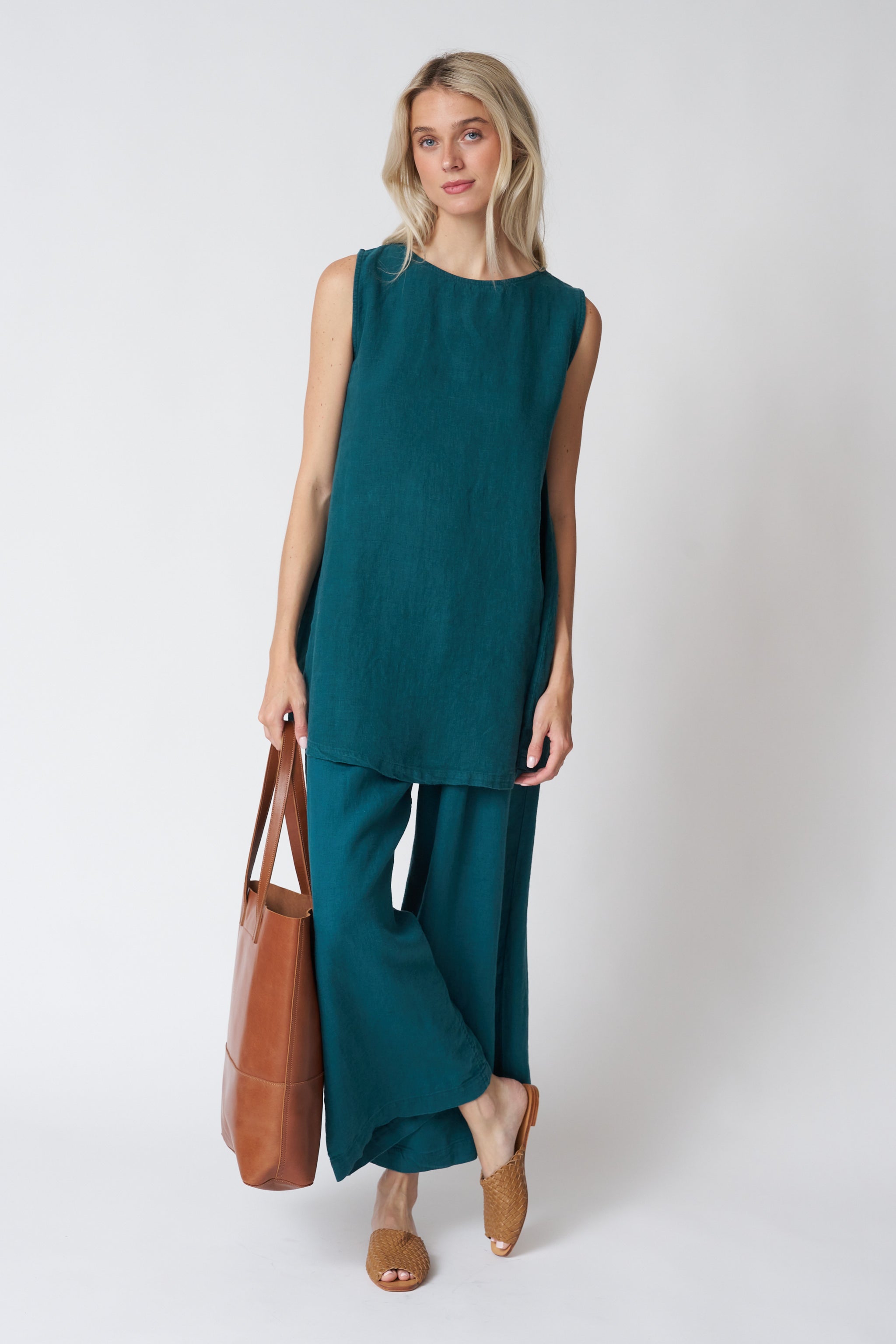 Jungmaven 100% Hemp Cambria Pant - Deep Teal