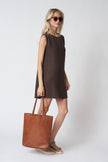 Jungmaven Baez Dress in Coffee Bean
