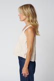 Micaela Greg Arc Tank - in Pearl