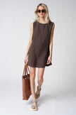 Jungmaven Baez Dress in Coffee Bean