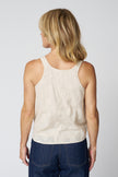 Micaela Greg Arc Tank - in Pearl