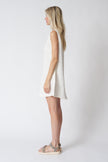 Jungmaven Baez Dress in Washed White