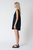 Jungmaven Baez Dress in Black Summer Denim