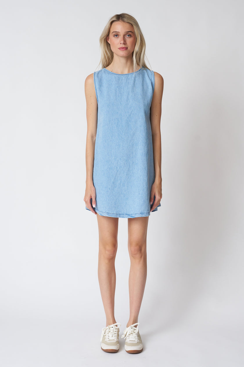 Jungmaven Baez Dress in Light Summer Denim