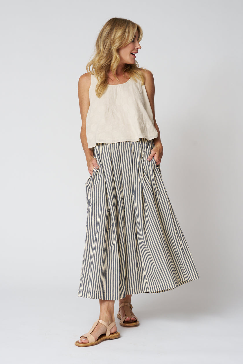Micaela Greg Arc Tank - in Pearl