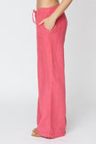 Dana Straight Leg Linen Trouser in Poppy