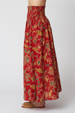 Emerson Fry Smocked Maxi Skirt in Pompeian Blooms