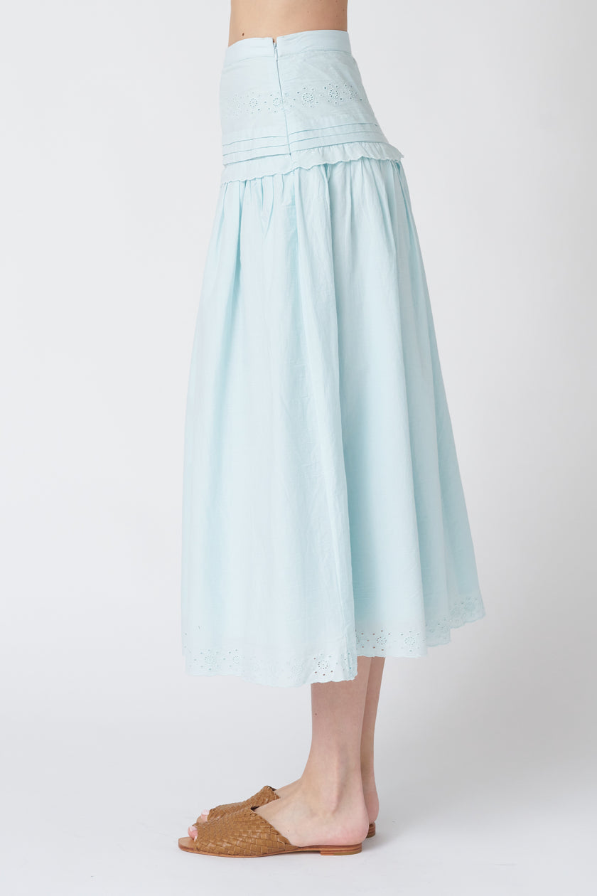 Ciao Lucia Irati Skirt in Baby Blue