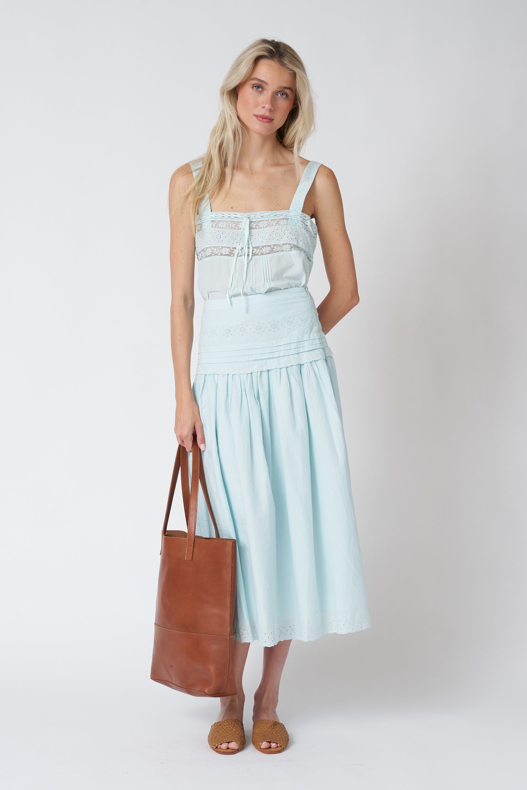Ciao Lucia Irati Skirt in Baby Blue