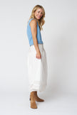 The Structured Victorian Skirt in White