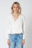 Salma Top in White Magnolia