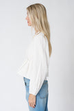 Salma Top in White Magnolia