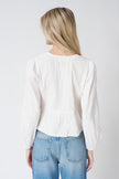 Salma Top in White Magnolia