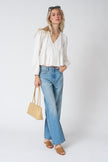 Salma Top in White Magnolia