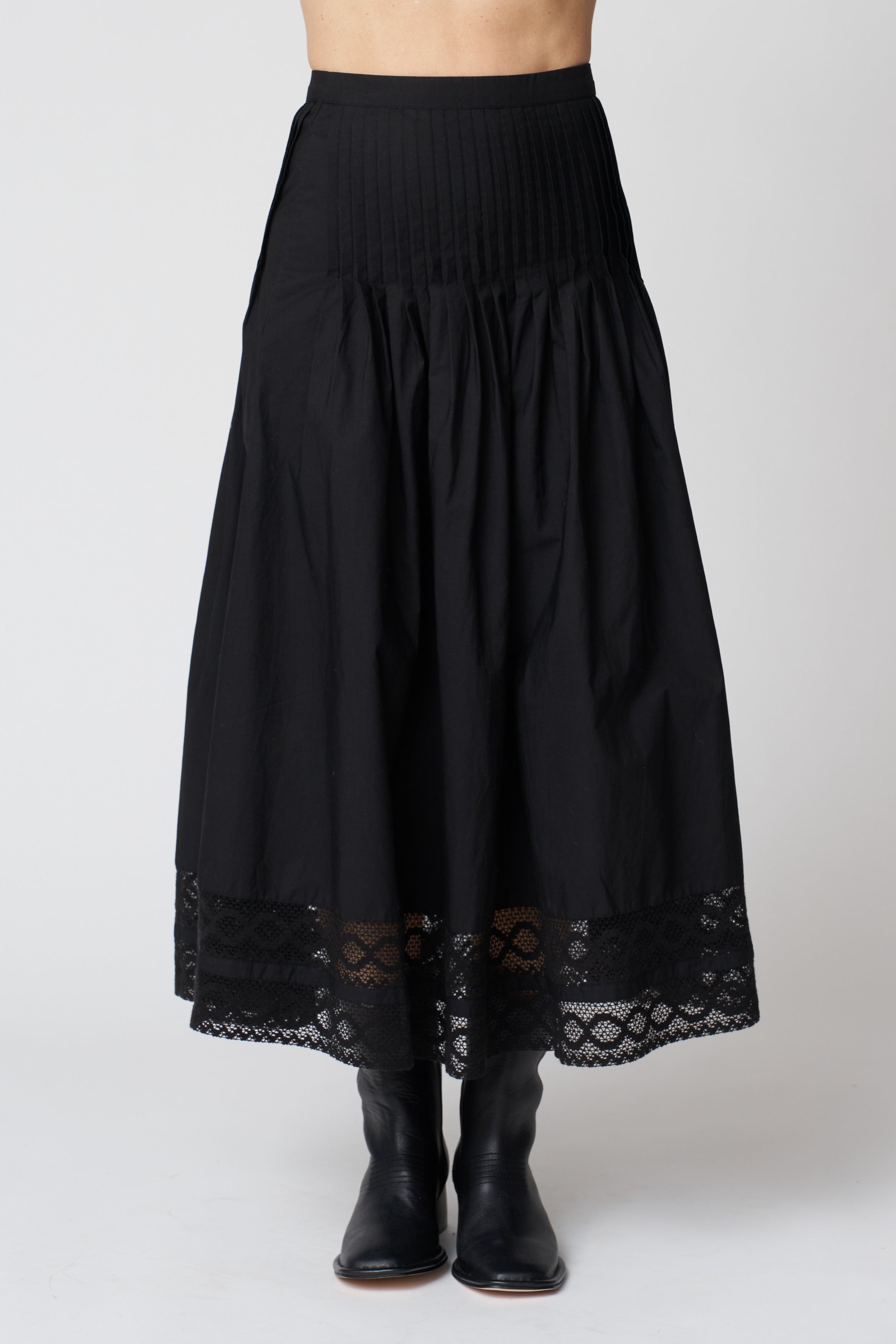 The Structured Victorian Skirt in Black