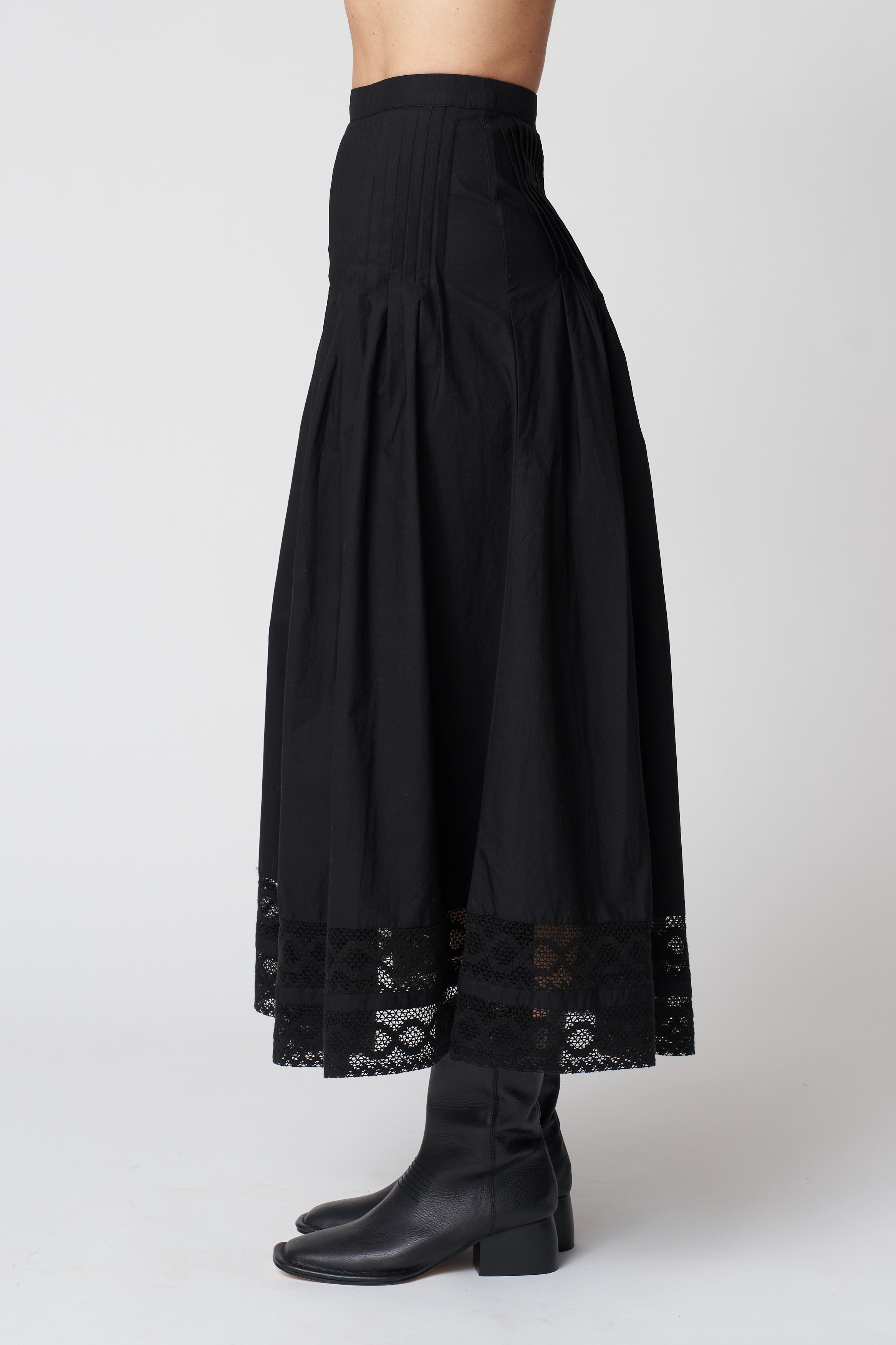 The Structured Victorian Skirt in Black