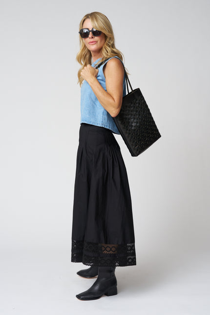 The Structured Victorian Skirt in Black