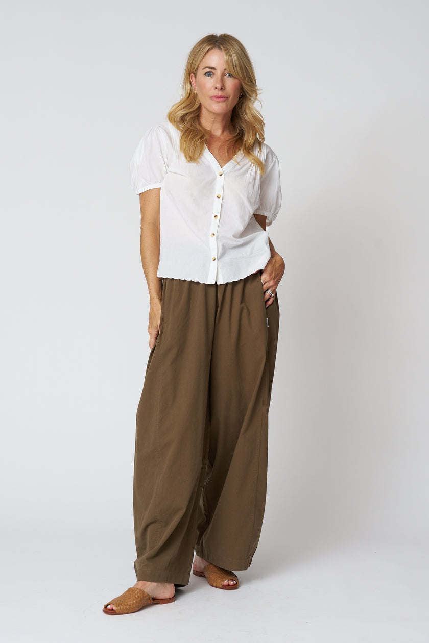 Le Bon Shoppe Parachute Pants - Olive