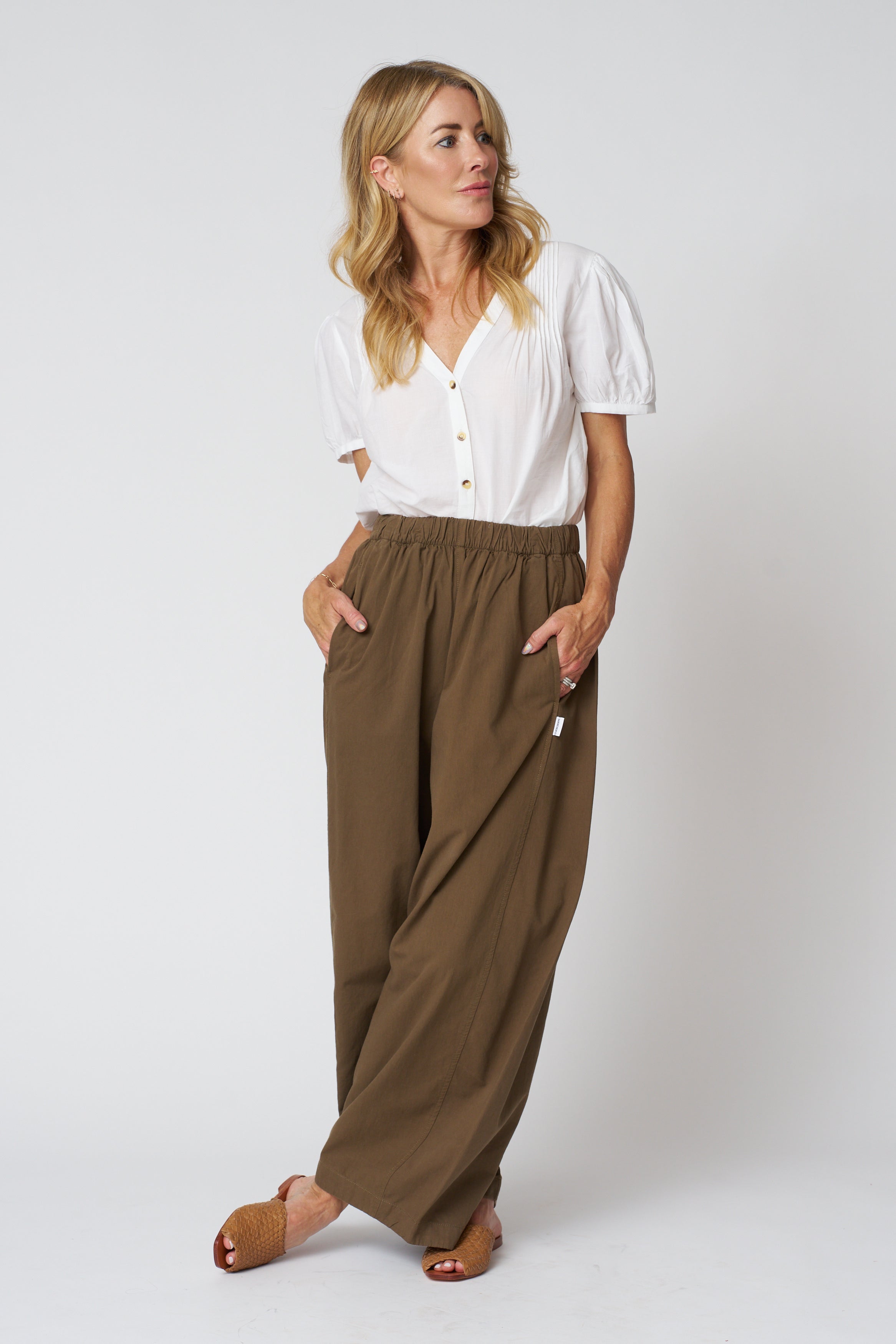 Le Bon Shoppe Parachute Pants - Olive