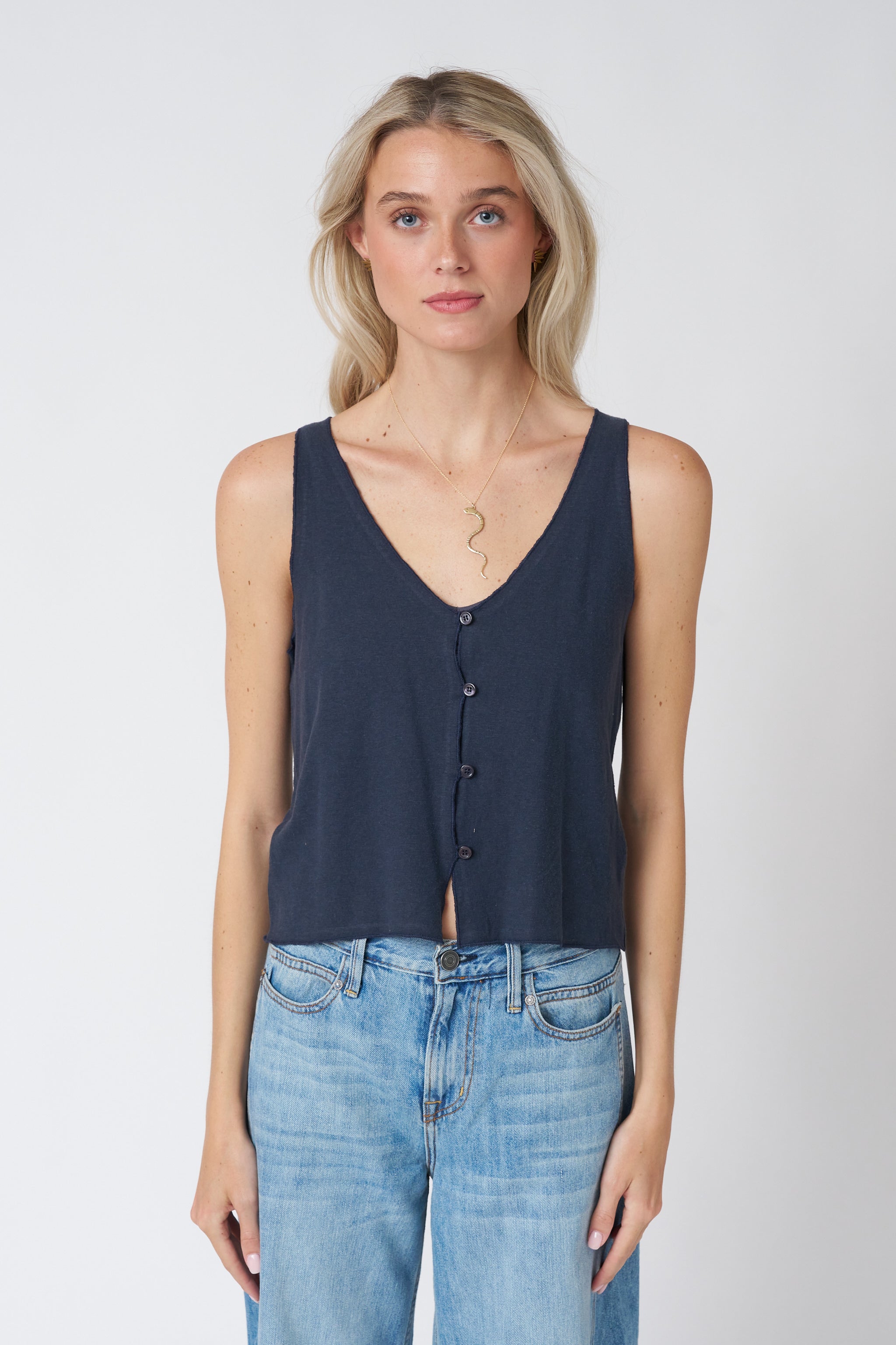 Jungmaven Anacapa Tank - Navy