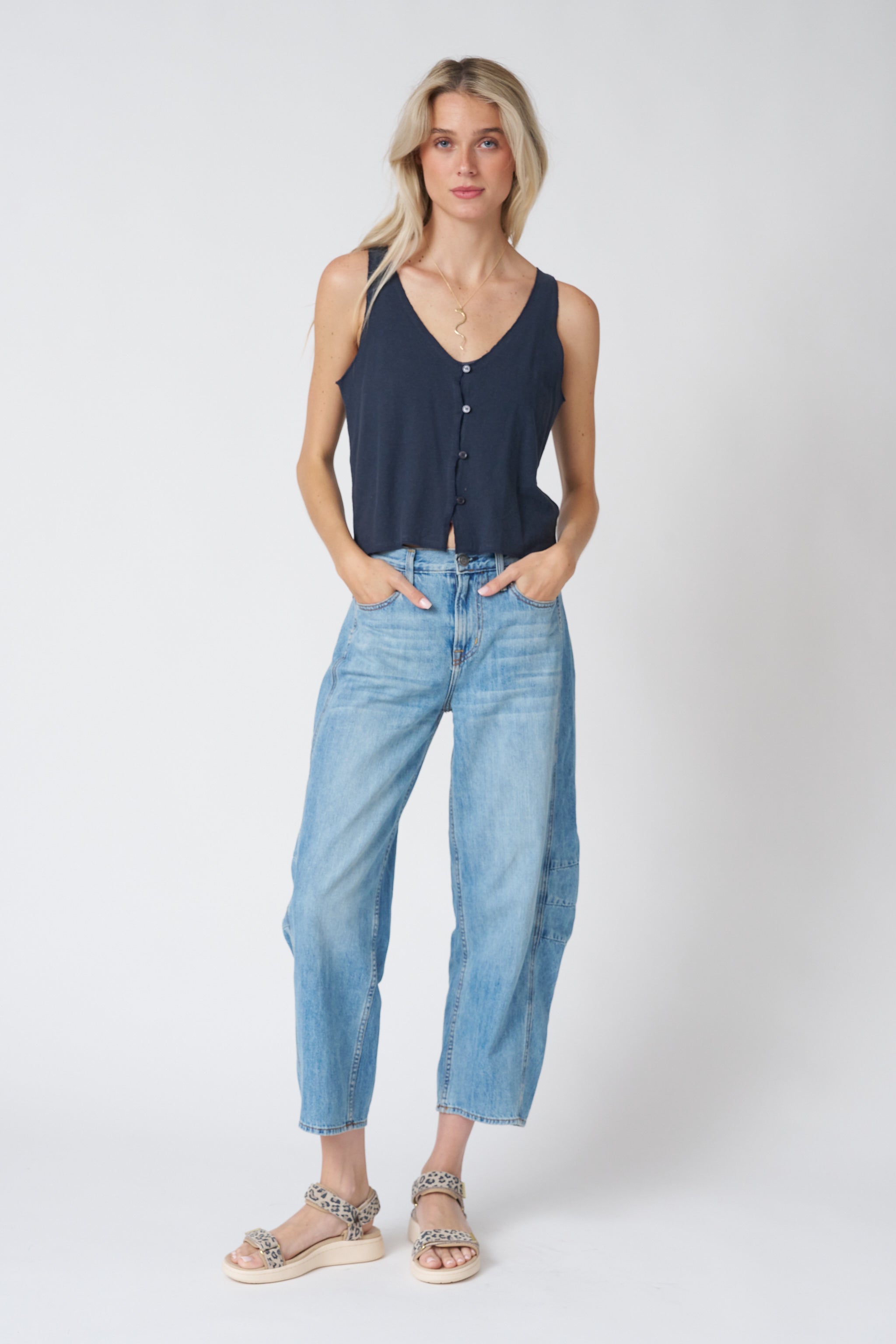 Jungmaven Anacapa Tank - Navy