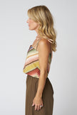 The Folio Top in Davenport Stripe