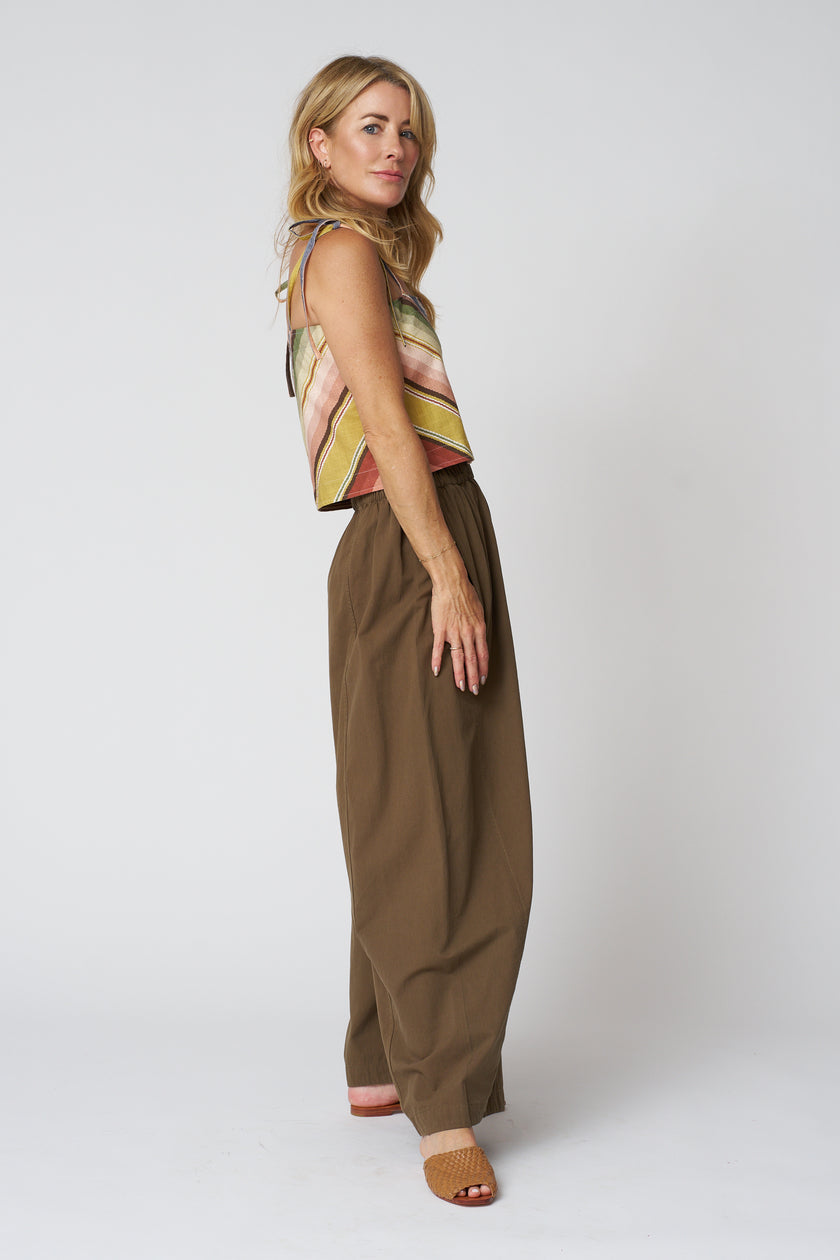 The Folio Top in Davenport Stripe