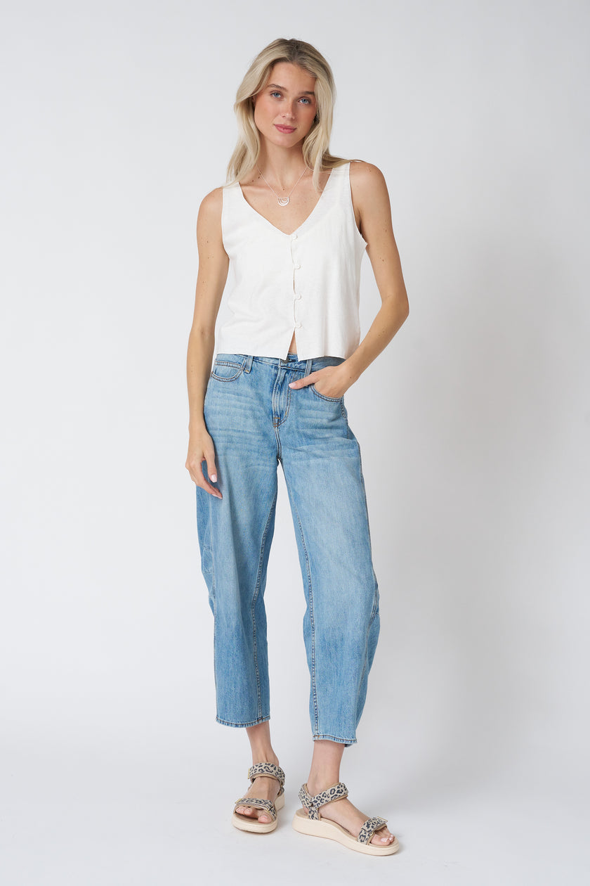 Jungmaven Anacapa Tank - Washed White