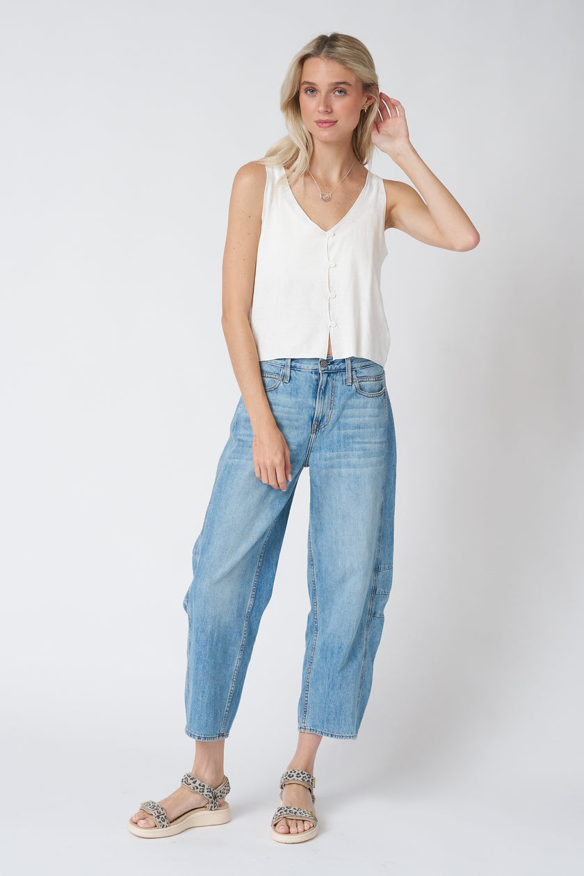 Jungmaven Anacapa Tank - Washed White