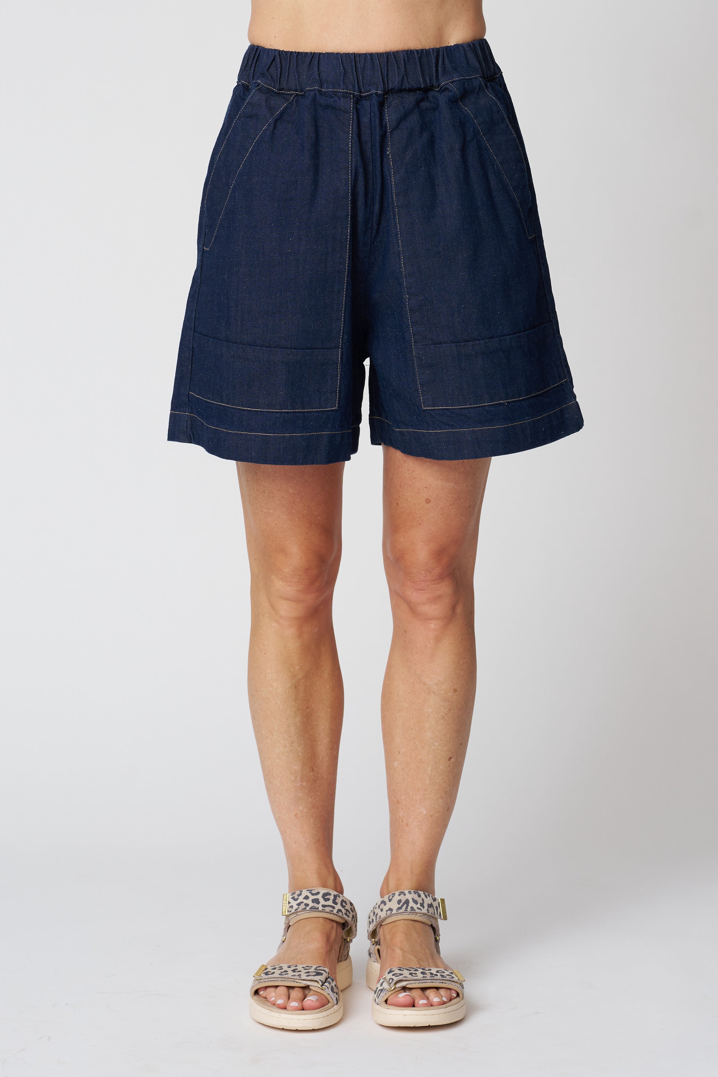 Micaela Greg Dark Indigo Field Short
