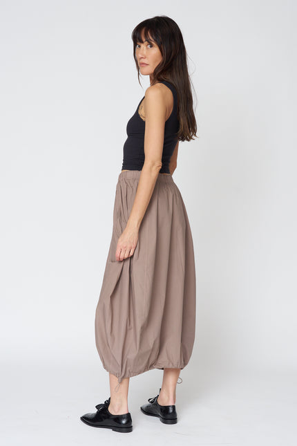 Hollis Corded Hem Skirt in Sahara