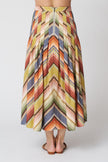 The Rhythm Skirt in Davenport Stripe