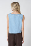 Jungmaven Teton Tank in Light Summer Denim