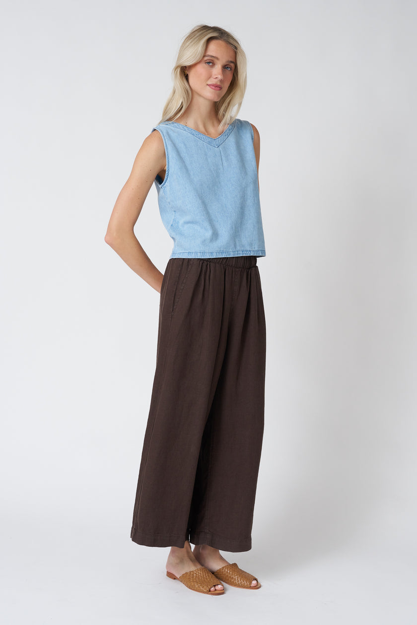 Jungmaven Teton Tank in Light Summer Denim