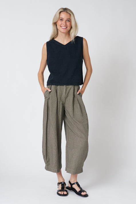 Jungmaven Teton Tank in Black Summer Denim