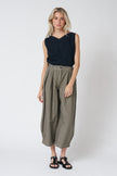 Carys Micro Houndstooth Wide Leg Pants