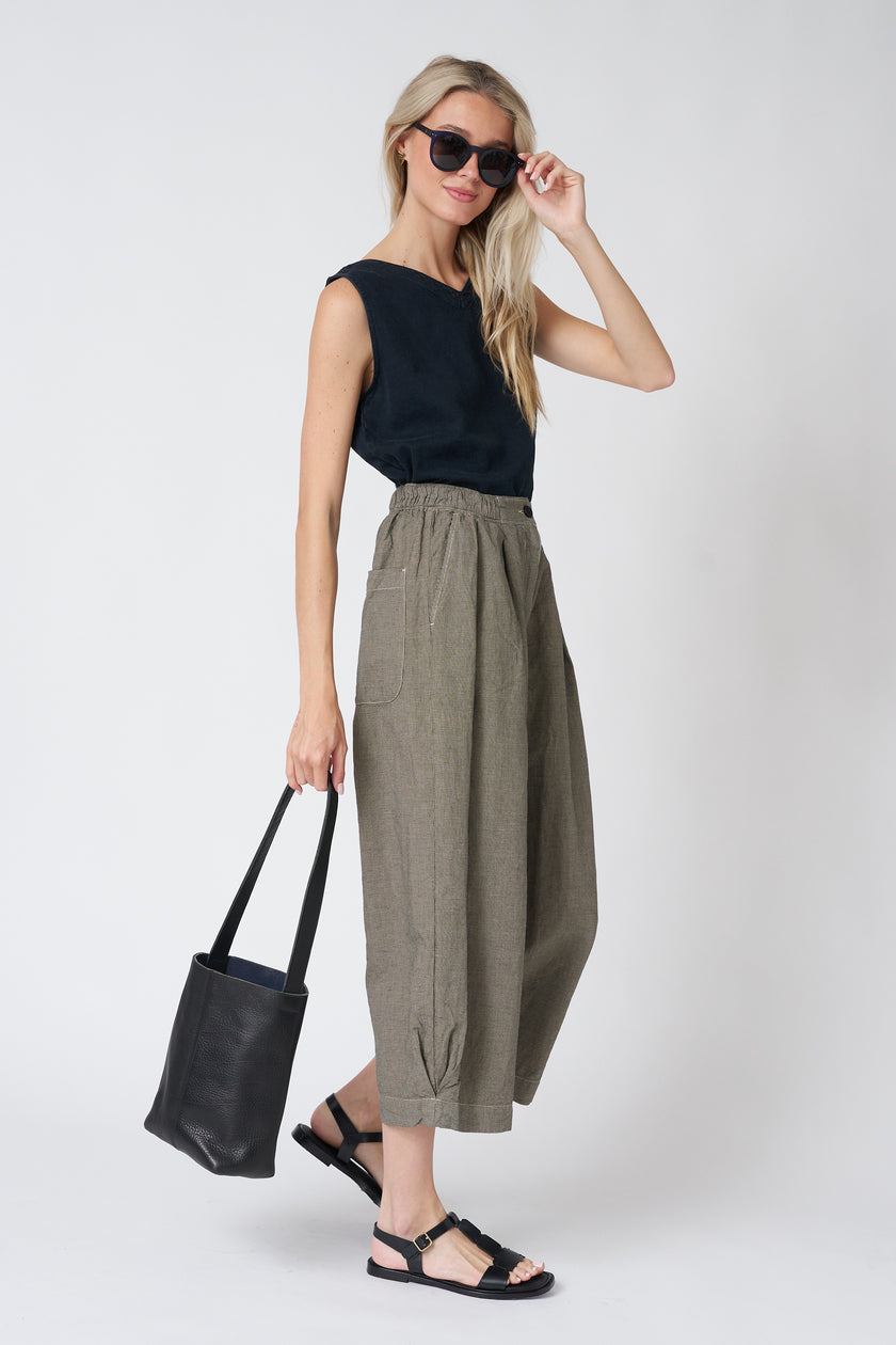 Jungmaven Teton Tank in Black Summer Denim